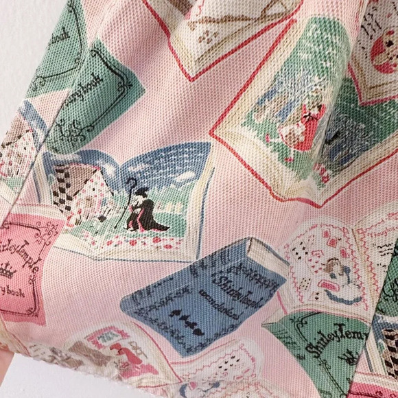 Shirley Temple Japan Graphic Storybook Printed Skirt Pink - Picture 5 of 7